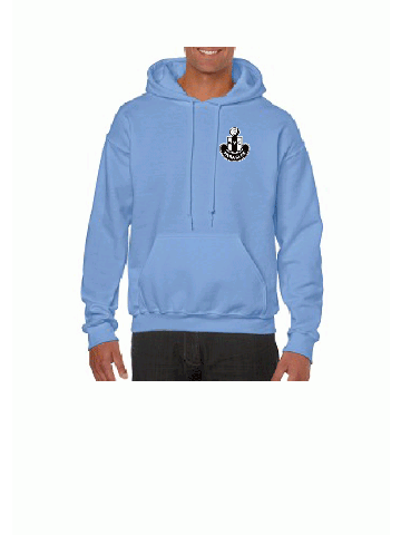 Hoodie Unisex blauw Senior